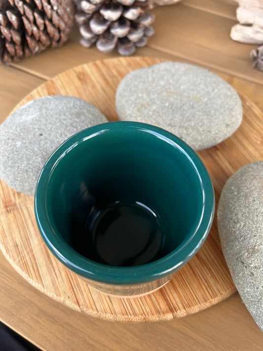 Tazza ceramica malachite