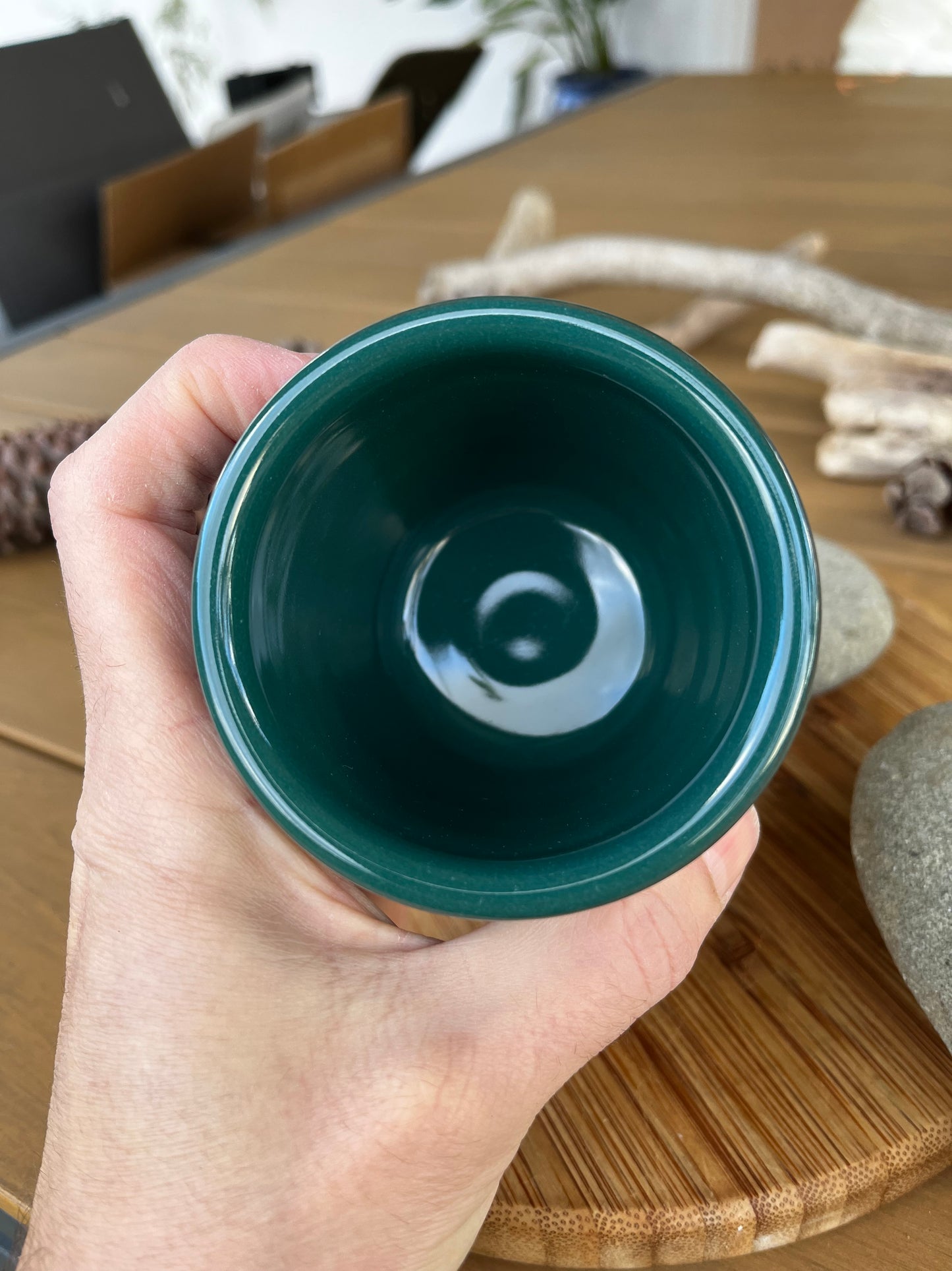 Tazza ceramica malachite