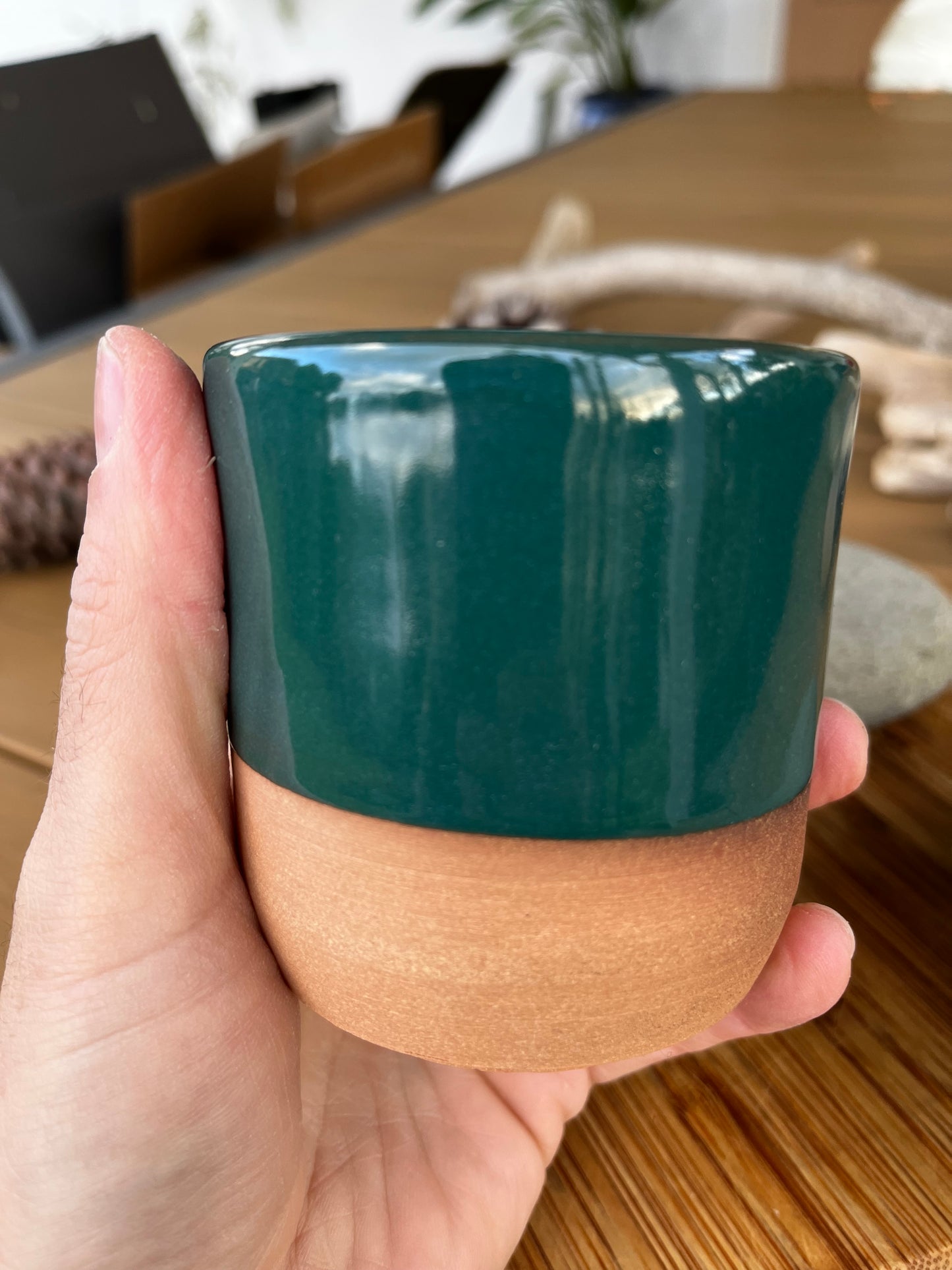 Tazza ceramica malachite